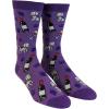 Crazy Dog T-Shirts Womens Animal Socks Cute Funny Socks with Fun Animals and Sarcastic Sayings(Wine and Dog V2)