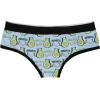 Crazy Dog T-Shirts Womens Avogato Panties Cute Bikini Brief Kitten Avocado Sexy Graphic Underwear for Ladies(Blue)