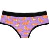 Crazy Dog T-Shirts Womens Corgi Panties Cute Pet Lovers Puppy Graphic Novelty Underwear for Ladies(Pink)