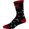 Crazy Dog T-Shirts Womens Cute Mismatched Socks With Funny Cute Graphics For Ladies(Mama Cocktail)