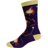 Crazy Dog T-Shirts Womens Cute Mismatched Socks With Funny Cute Graphics For Ladies(Purple)