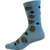 Crazy Dog T-Shirts Womens Cute Mismatched Socks With Funny Graphics for Ladies(Milk and Cookies)