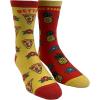 Crazy Dog T-Shirts Womens Cute Mismatched Socks With Funny Graphics for Ladies(Pineapple Pizza)