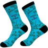 Crazy Dog T-Shirts Womens Empowering Socks Funny Footware for Girls to Make a Statement(Allergic to A-holes)