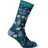 Crazy Dog T-Shirts Womens Empowering Socks Funny Footware for Girls to Make a Statement(Due Respect)