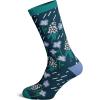 Crazy Dog T-Shirts Womens Empowering Socks Funny Footware for Girls to Make a Statement(Due Respect)