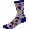 Crazy Dog T-Shirts Womens Empowering Socks Funny Footware for Girls to Make a Statement(Empowered Women)