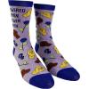 Crazy Dog T-Shirts Womens Empowering Socks Funny Footware for Girls to Make a Statement(Empowered Women)