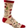 Crazy Dog T-Shirts Womens Empowering Socks Funny Footware for Girls to Make a Statement(Nevertheless)