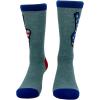 Crazy Dog T-Shirts Womens Empowering Socks Funny Footware for Girls to Make a Statement(Peace Sign)