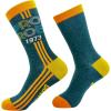 Crazy Dog T-Shirts Womens Empowering Socks Funny Footware for Girls to Make a Statement(Pro Roe)