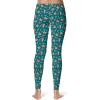 Crazy Dog T-Shirts Womens Funny Leggings Cute Elastic Tights for Ladies Workout Running Yoga Pants(Sloths)