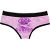 Crazy Dog T-Shirts Womens Professional Crop Duster Panties Funny Bikini Brief Farting Joke Graphic Underwear Fart(Pink)