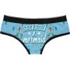 Crazy Dog T-Shirts Womens Secretly A Mermaid Bikini Brief Panties Funny Graphic Underwear Ladies(Multi)