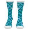 Crazy Dog T-Shirts Womens Secretly A Mermaid Socks Novety Graphic Sock Cute Colorful and Bright Fun Pattern Gift for Her Footwear
