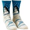Crazy Dog T-Shirts Youth Christmas Socks Funny Festive Holiday Kids Socks for Boys and Girls(Snowman)