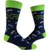 Crazy Dog T-Shirts Youth Gaming Socks Funny Nerdy Video Game System Controller Novelty Footwear(2-pack Bundle)