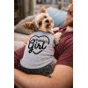 Daddys Girl Dog Shirt – Heart Design Graphic Tee Pet Clothing for Small Medium Large XXL Breeds Outfit for Dogs and Fur Parents Grey, XXL(XX-Large)