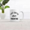 First Coffee Then Parenting Mug Funny Caffeine Addicts Parent Joke Cup-11oz