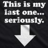 Funny Maternity T Shirts for Pregnant Women with Sarcastic Sayings Hilarious Womens Shirts for Pregnancy(Black – Last One)