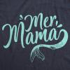 Funny Maternity T Shirts for Pregnant Women with Sarcastic Sayings Hilarious Womens Shirts for Pregnancy(Heather Navy – Mermama)