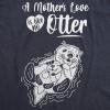 Funny Maternity T Shirts for Pregnant Women with Sarcastic Sayings Hilarious Womens Shirts for Pregnancy(Heather Navy – No Otter)