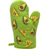 Funny Taco Oven Mitt – Introverted but Willing to Discuss Tacos Design – Durable Cotton Blend with Heat Protection – Novelty Mexican Food Kitchen Glove for Cooking and Taco Lovers(Guacward)