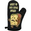 Funny Taco Oven Mitt – Introverted but Willing to Discuss Tacos Design – Durable Cotton Blend with Heat Protection – Novelty Mexican Food Kitchen Glove for Cooking and Taco Lovers(Zombie Gingerbread)