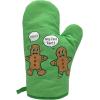 Funny Taco Oven Mitt – Introverted but Willing to Discuss Tacos Design – Durable Cotton Blend with Heat Protection – Novelty Mexican Food Kitchen Glove for Cooking and Taco Lovers(Gingerbread Foot)