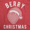 Funny Womens Christmas Shirts Wholesome Shirts for Happy Holiday Tees for Ladies(Heather Red – Berry Christmas)