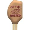 Holiday Spatulas Funny Cute Thanksgiving Xmas Season Cooking Utensils Funny Silicone Scraper Spatula Christmas Cool Food Novelty Spatulas for Baking Christmas(Get Basted)
