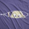 Maternity Baby Peeking T Shirt Funny Pregnancy Tee for Expecting Mothers(Heather Purple)