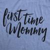 Maternity First Time Mommy Pregnancy T Shirt Cute Belly Bump Tee Mother to Be(Heather Royal)
