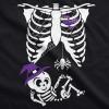Maternity Skeleton Baby Monster Pumpkin T Shirts Funny Cute Pregnancy Halloween Tees(Witch)