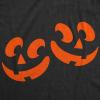 Maternity Twin Pumpkin Faces T Shirt Cute Halloween Jack-O-Lantern Pregnancy Tee(Heather Black)