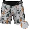 Mens Animal Boxers Funny Cat Dog Fish and More Novelty Underwear with Animals Funny Animal Underwear(Cat Butt)