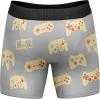 Mens Animal Boxers Funny Cat Dog Fish and More Novelty Underwear with Animals Funny Animal Underwear(Control Freak)