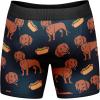 Mens Animal Boxers Funny Cat Dog Fish and More Novelty Underwear with Animals Funny Animal Underwear(Love My Dog)