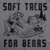 Mens Camping T Shirts Funny Camp Tees for Guys Cool Shirts for Outdoor Camping(Dark Heather Grey – Soft Tacos)