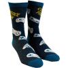 Mens Gamer Socks Funny Footware for Video Game Players(Control Freak)