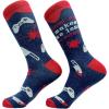 Mens Gamer Socks Funny Footware for Video Game Players(Gaming Murdery)