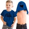 Toddler Ask Me About My Trex T Shirt Funny Cool Dinosaur Flip Humor Tee for Kids(Heather Royal)