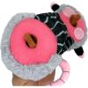 UFO and Aliens Dog Toy Funny Flying Saucer Stuffed Chew Toy with Hidden Treat Holes and Removable Aliens – Rip and Reveal Interactive Chew(Opossum)
