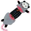 UFO and Aliens Dog Toy Funny Flying Saucer Stuffed Chew Toy with Hidden Treat Holes and Removable Aliens – Rip and Reveal Interactive Chew(Opossum)