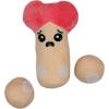 UFO and Aliens Dog Toy Funny Flying Saucer Stuffed Chew Toy with Hidden Treat Holes and Removable Aliens – Rip and Reveal Interactive Chew(Privates)