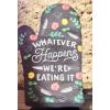 Whatever Happens We’re Eating It Funny Bad Cook Graphic Novelty Kitchen Accessories Funny Graphic Kitchenwear Cool Food Novelty Cookware Black Oven Mitt(Oven Mitt)