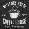 Wicked Womens T Shirts Funny Womens Tees with Witches and More Sarcastic Tees for Ladies(Heather Black – Witches Brew)