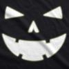 Womens Glowing Ghost T Shirt Glow in The Dark Cool Halloween Party Tee(Heather Black – Glow Tooth)