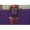 Womens I Flexed and The Sleeves Fell Off Tank Top Funny Sleeveless Workout Tee(Royal)