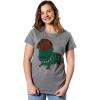 Womens Wiener Dog Ugly Christmas Sweater T Shirt Dachshund Pet Owner Mom Tee(Dark Heather Grey)